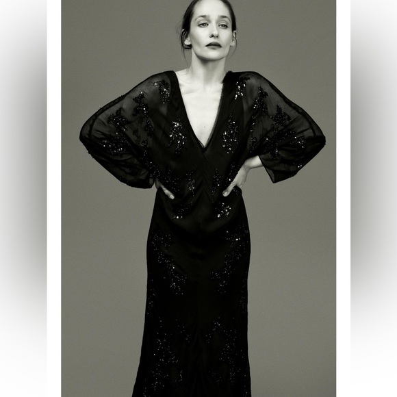 ZaraEMBROIDERED SEQUIN DRESS ZW COLLECTION